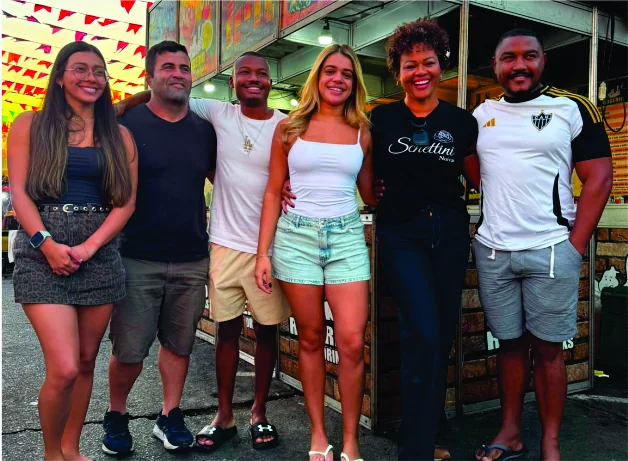 Luciana em atividade comunitária
